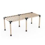Sturdy Steel Corner Brackets for Long-lasting Elevated Wood Stand Kit 2.0mm