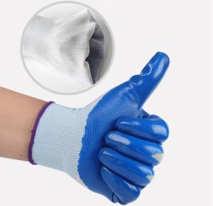 Wholesale Color Customized Nitrile Work Gloves Liner And Coating Long Service Life from china suppliers