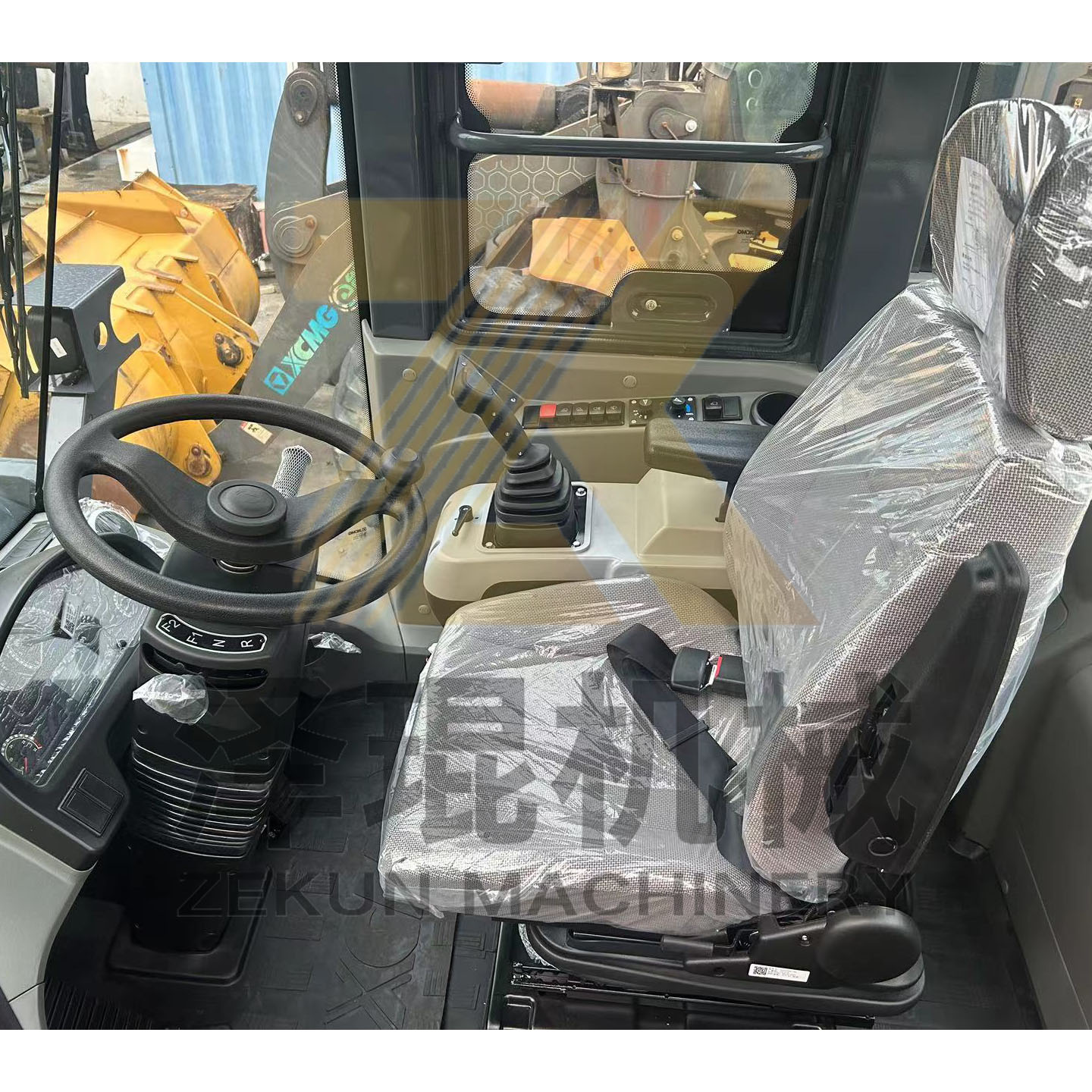 Selang Radiator Wheel Loader ZL50GN with ZF Forks 48KW Rated Load 5TON Shanghai Sale