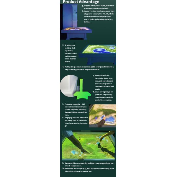 Innovative AR Technology Magic Sandbox Projection Game Brings Sand To Life