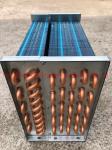Refrigeration Hot Water Coils HVAC Anti Corrosive Blue Fin Copper Condenser
