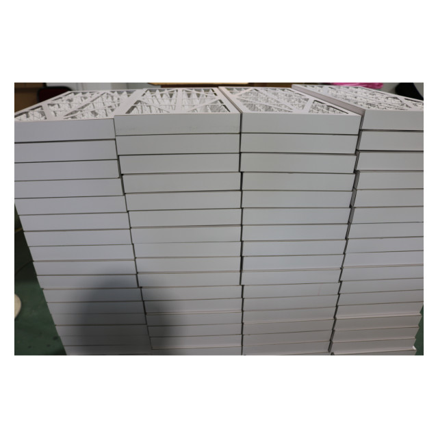 Cardboard Frame Merv Pleated HVAC AC Furnace Pre Air Filter Customized Washable
