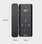 Intelligent Biometric 3D Face Recognition Door Lock Doorbell Full Auto For Glass