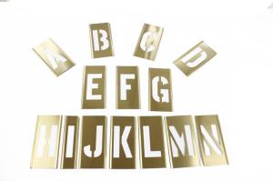 Wholesale Brass Adjustable Letter And Figure Stencil Set For Paint from china suppliers