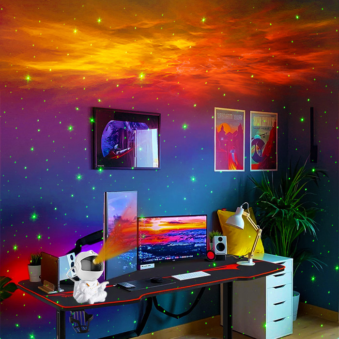 Astronaut Nebula Space Star Projector LED Multicolor Kids Gift
