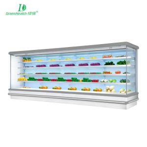 Wholesale Commercial Vegetable Refrigerated Display Case Open Chiller Fan Cooling from china suppliers