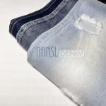 168cm-170cm Brushed 100% cotton Black Denim Fabric Denim Cloth Material