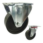 ISO9001 4 Inch Cast Iron 154lbs Loading Industrial Casters