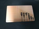 Custom CR80 Classic Copper Brushed Metal Membership Card Cut Out Logo With