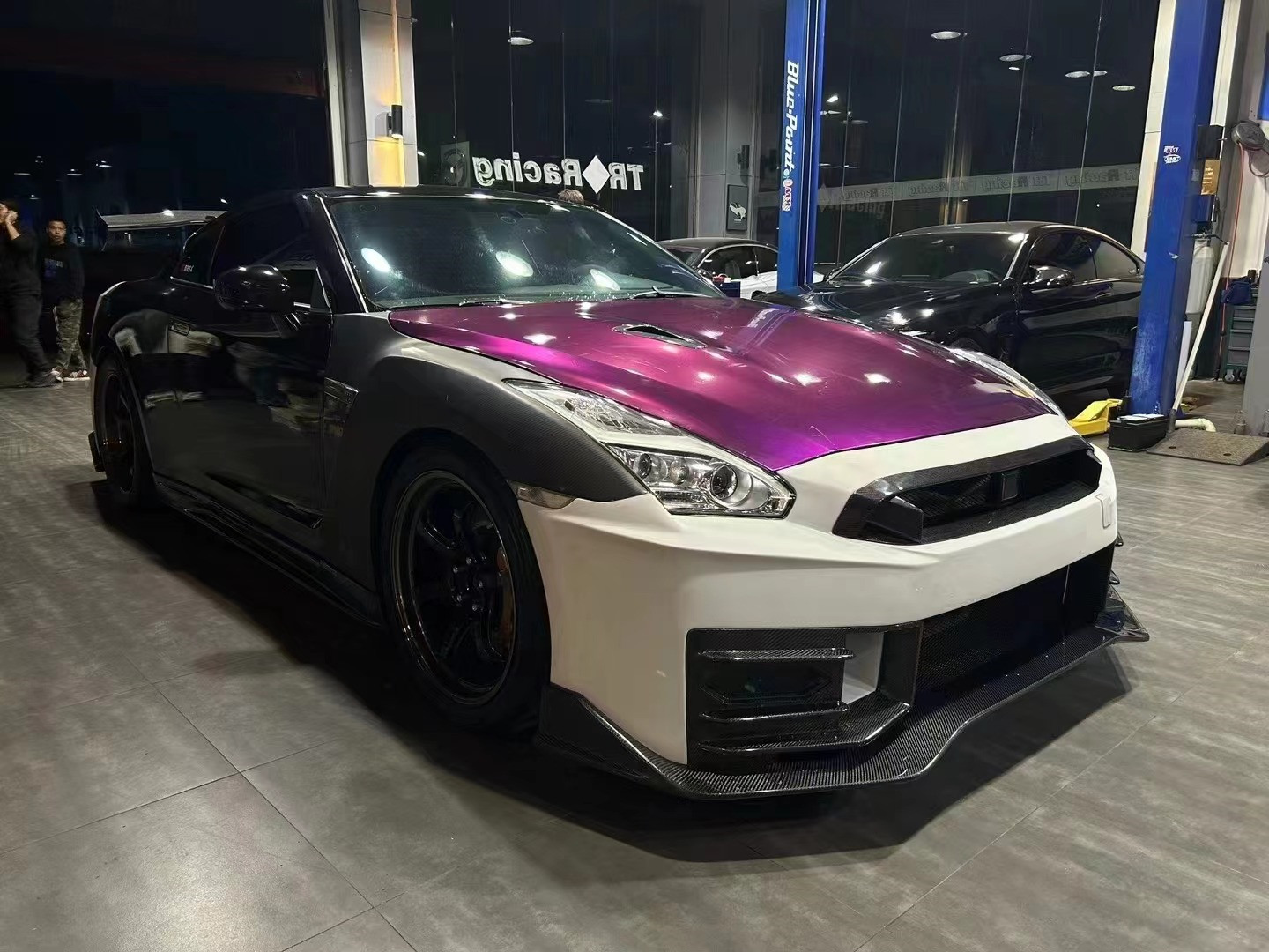 2024 nissan gtr body kit replacement nismo style spoiler car front rear hood