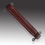Leather handles for guitar speaker, RED COLOR
