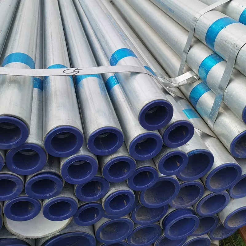 SGCC Galvanized Steel Tube 30mm Hot Dipped GI Round Pipe For Construction