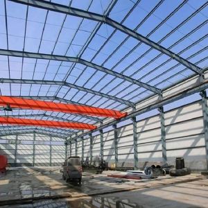 Q355B Galvanized Prefabricated Steel Structure Metal Frame Warehouse