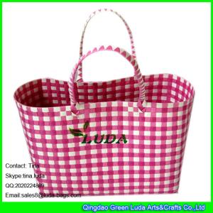 Wholesale LUDA large hobo shoulder bag pp strap weave leisure beach straw bag from china suppliers