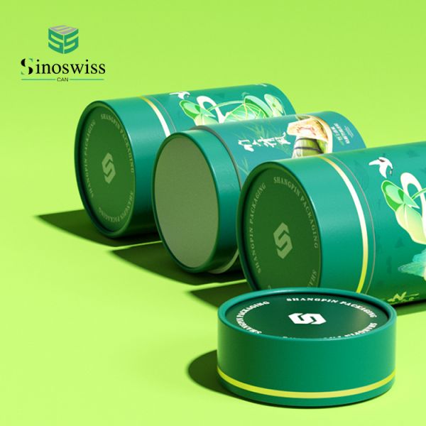 Eco Friendly Cosmetics Paper Tubes Packaging Custom Height Paper Tube Tea Packaging