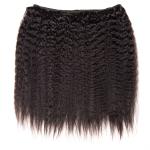 Brazilian Virgin Hair Kinky Straight Human Hair Weave Bundles Deals Coarse Yaki