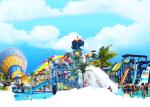 Commercial Aqua Playground Platform , Medium Aqua Park Play Water House