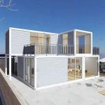 Zontop Modern Living 40ft Luxury Flat Pack China Prefab Homes Bolt Prefabricated