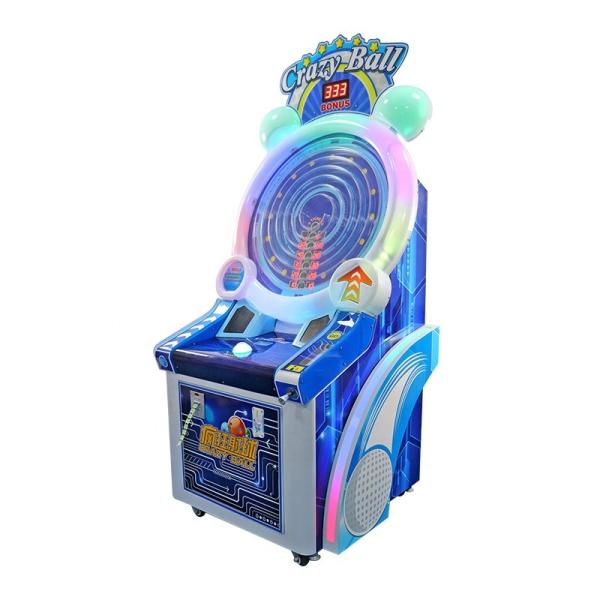 Quality 300W Redemption Arcade Machines / Crazy Ball Lottery Ticket Arcade Pinball Amusement Game Machine for sale
