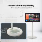 VETO 21.5 Inch Portable Mobile Smart Tv Built-In Camera 9H Battery Life Lcd