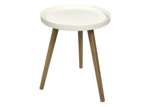 Wholesale 5KG Height 50cm White Side Table With PP Top from china suppliers