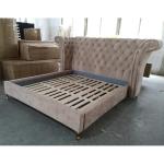 Rolled Headboard Luxury Modern King Size Bedroom Sets 1.7x2.2mm Bed Lit Cama