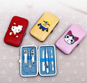 Wholesale Cartoon manicure tools seven in one set from china suppliers