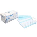 White Blue Disposable Medical Face Mask Customized Colors And Logos
