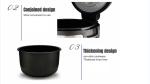 Multi Purpose 4KG Volume 13L 45 Cups Catering Commercial Electric Rice Cooker