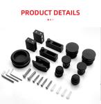 10mm Glass Thickness Shower Cabin Accessories Sliding Door Fittings in SS304