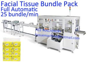 Wholesale Full Automatic 12 Bags / Pack Facial Tissue Packing Machine from china suppliers