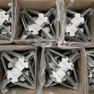 Wholesale Galvanized Wire Metal Skirt Hangers , Laundry Factories Heavy Coat Hangers from china suppliers