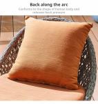 Outdoor Furniture Rattan Garden Chairs Set 3pcs Wicker Coffee Table And Chair