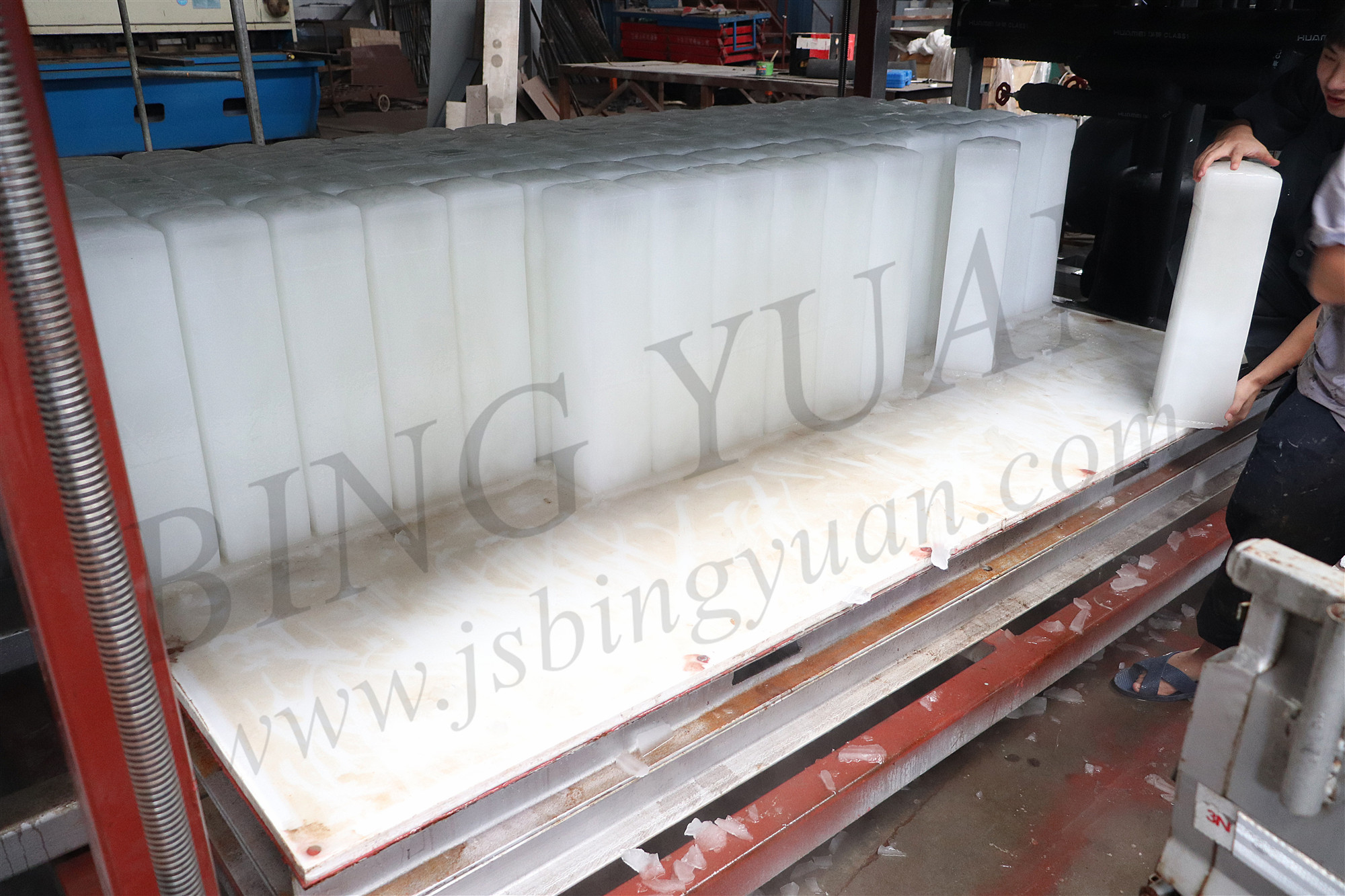 Evaporative Cooling 6 Ton 480V Block Ice Maker Machine