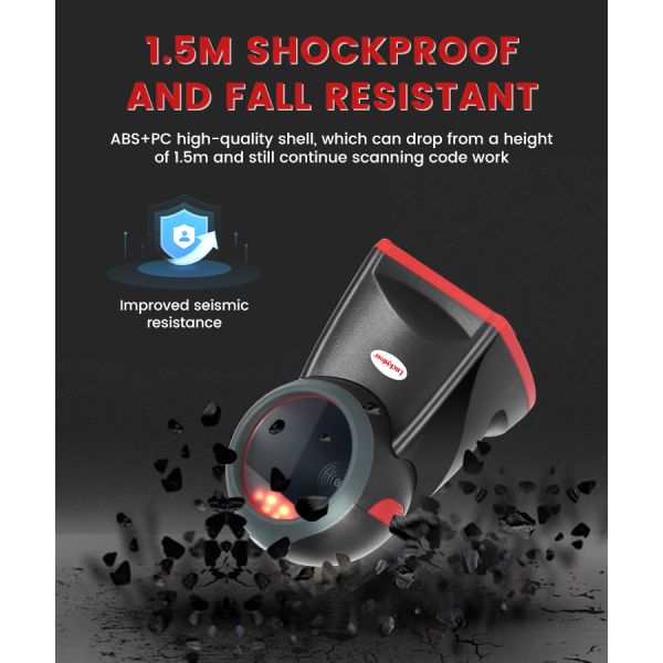 Supermarket Desktop Omni-Directional 2D Barcode Scanner Cheap USB/RS232/COM Interface QR Code Reader for IOS A4 Size POS Ready