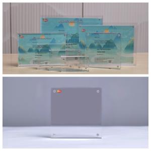 Wholesale Custom Clear 11x17 Inches 20mm Thickness Magnetic Acrylic Photo Frame from china suppliers