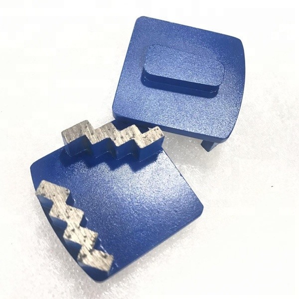2 Segments Redi Lock Diamond Segments For Ground Grinder Concrete Floor Grinding