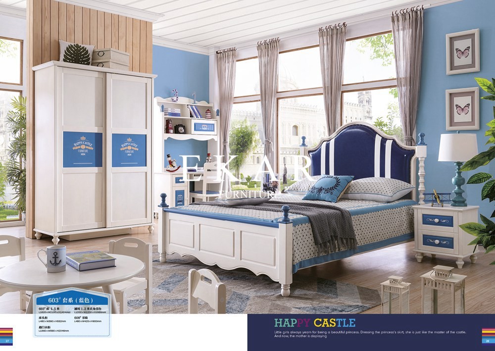 American Countryside Style Single Bed Children Bed