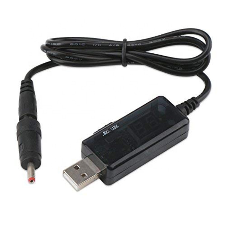 Led Display Multi Compatible Voltage Set Up Booster 5V to 9V 12V USB to DC Charger Cable