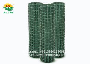 Wholesale Euro Fence Welded Wire Mesh Rolls , H2m PVC Coated Garden Fence from china suppliers