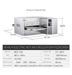 Commercial Automatic Electric Gas Pizza Oven Machine For Fast Food Restaurants