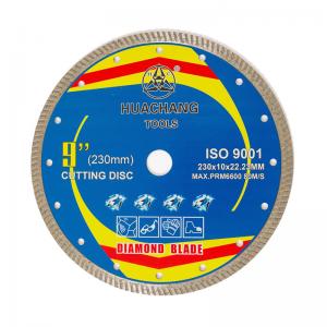 China 9inch 230mm Porcelain Diamond Blade 230 X 22mm 9 Concrete Cutting Disc on sale