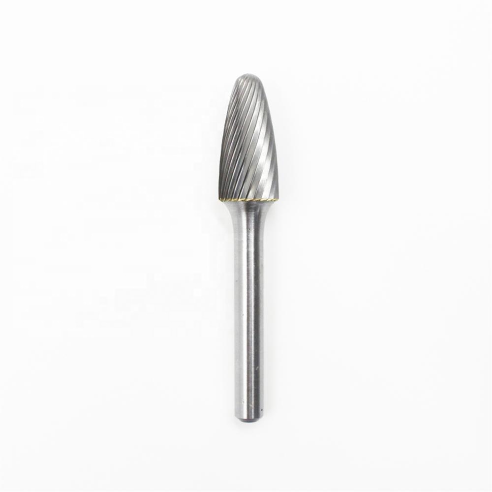 Highly Efficient Flame Carbide Burr Rotary File Drill Bits Customized LOGO