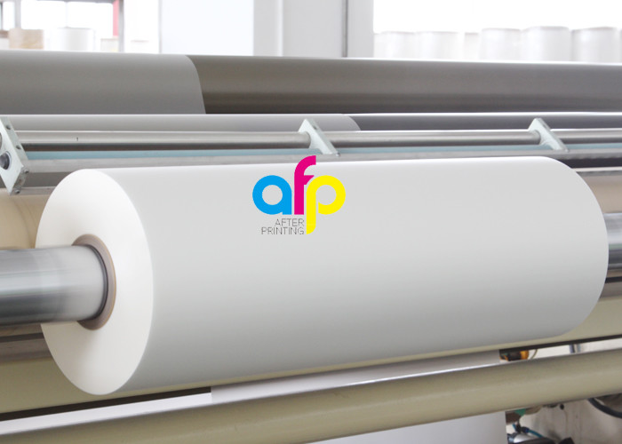 Plastic BOPP Matte Lamination Film For Hot Laminating 1 / 3 Inch Paper Core