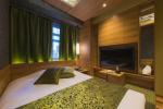 Hobart hotel design of space saving room furniture laminate panel wall