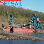Sea Freight Chain Bucket River Gold Diamond Machinery with and Total Power 95kw