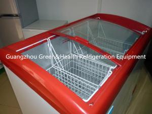 Wholesale Double Door Propane Chest Deep Freezers Compact With Wheels / Lock from china suppliers