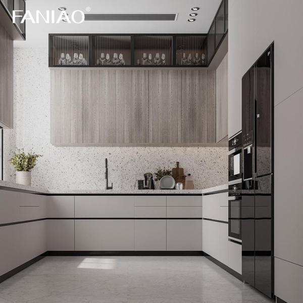Factory Direct Supply Kitchen Furniture Manufacturer Wood Melamine Kitchen