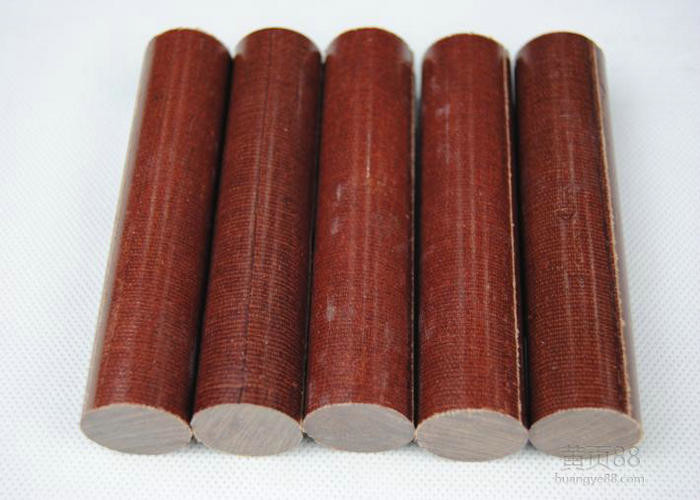 Good Insulation Cotton / Paper Phenolic Rod 10-200mm OD 1-3m Length