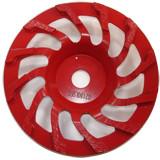 Sintered Bond Angle Grinder Cup Wheel Smooth Grinding For Concrete / Stone Dry